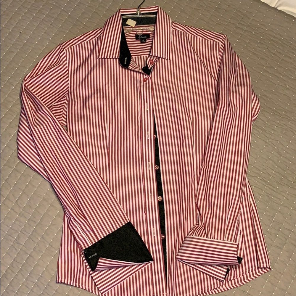 Women’s striped button down